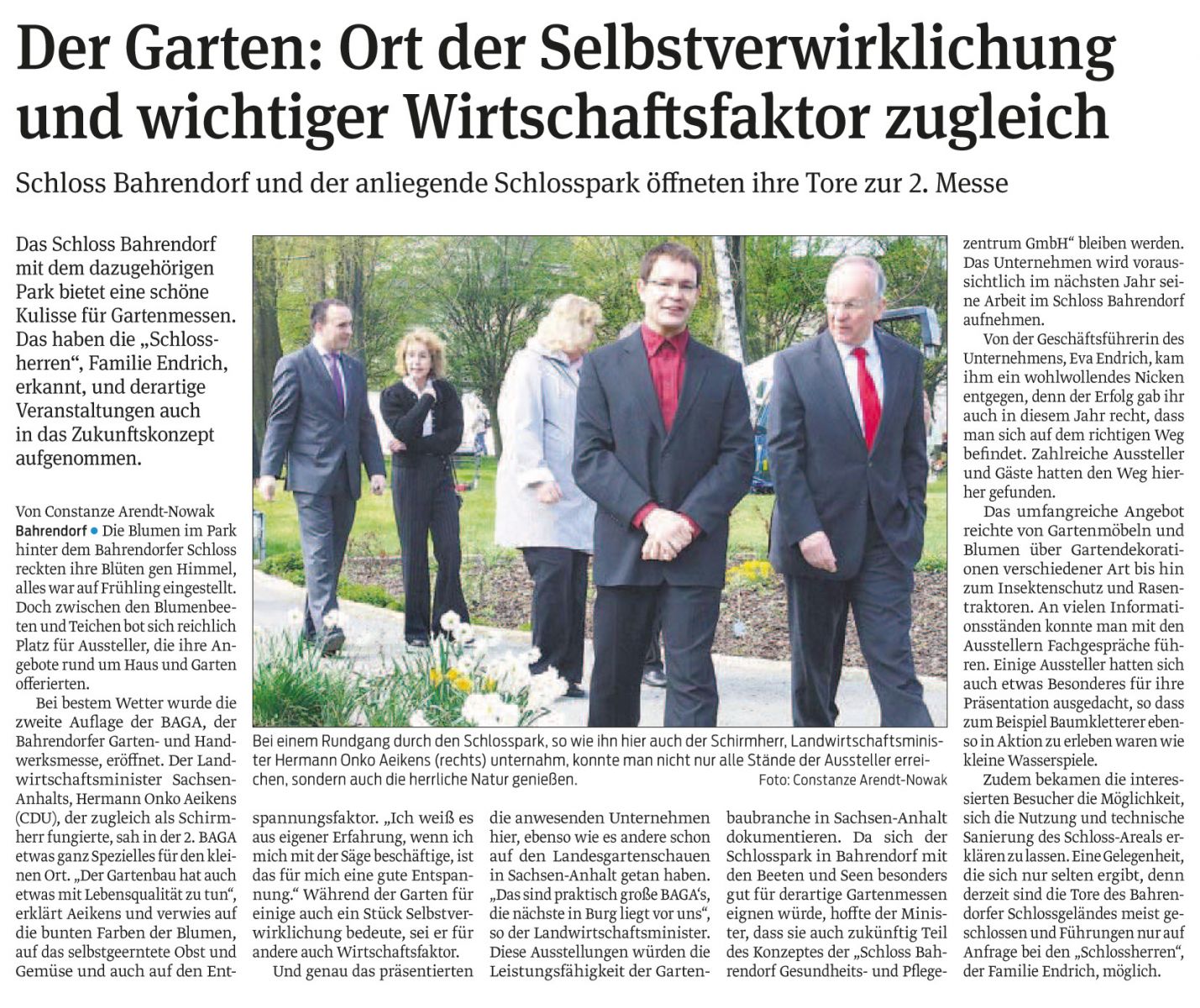 Pressestimmen Schloss Bahrendorf